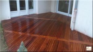 terrasse en merbau huilé