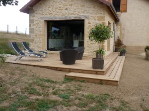 terrasse en pin