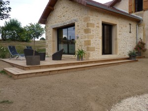 terrasse en pin