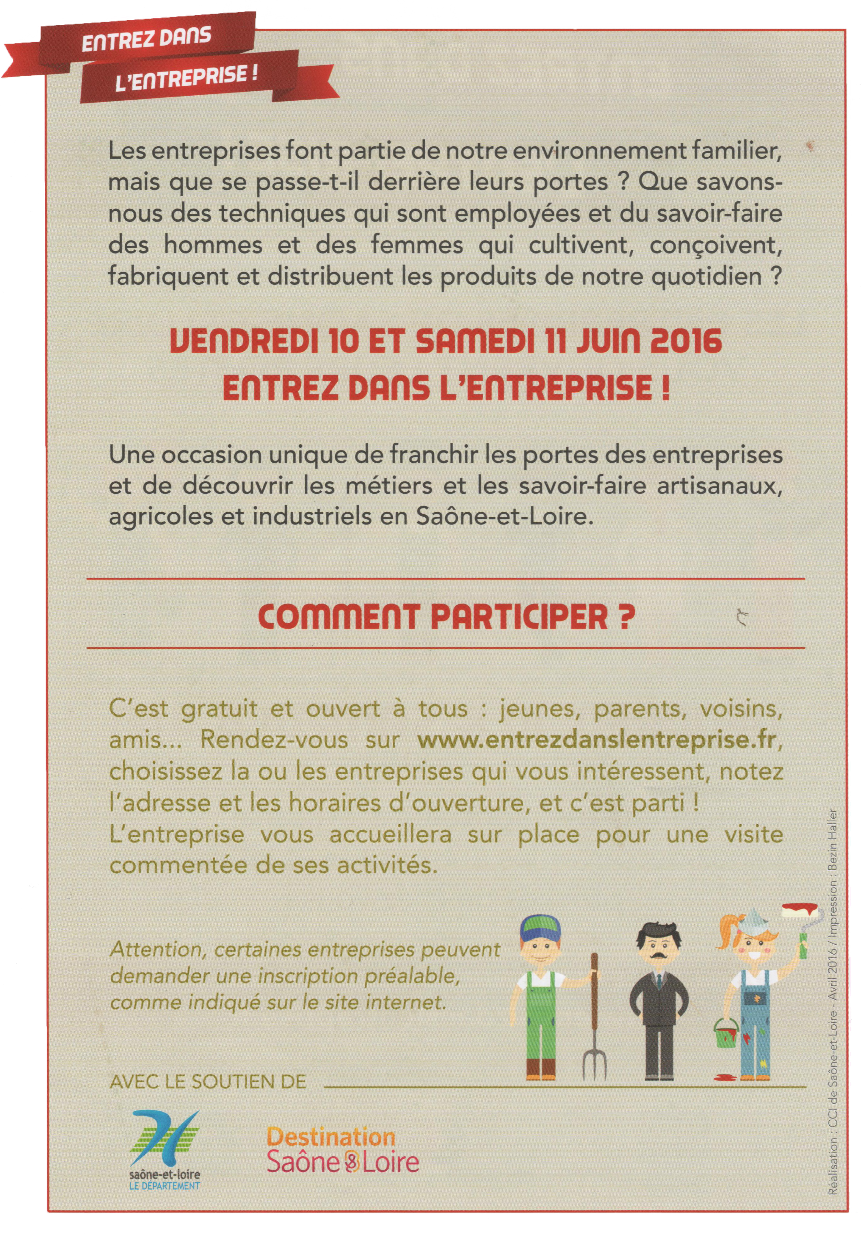 Entrez dans l'entreprise