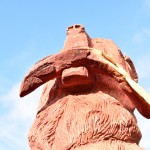 sculpteur animalier sur bois