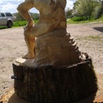 sculpteur animalier sur bois